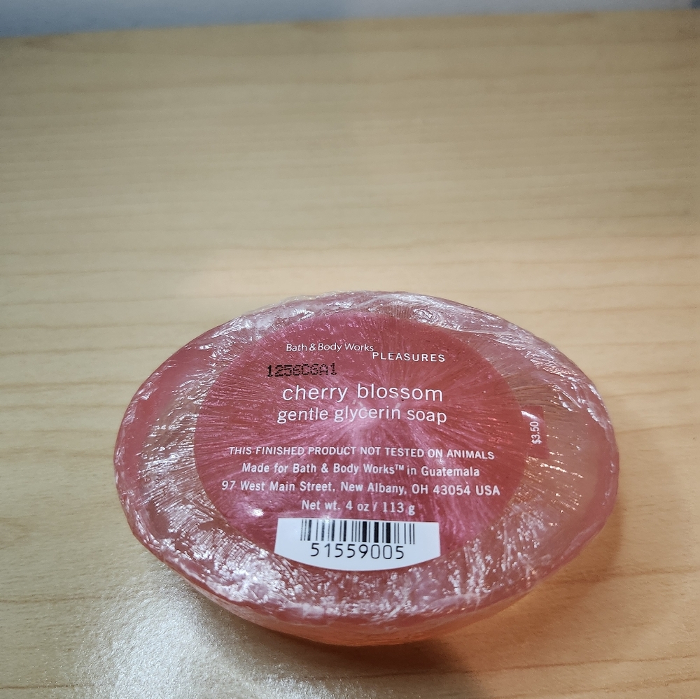 Cherry Blossom Glycerin Bar Soap